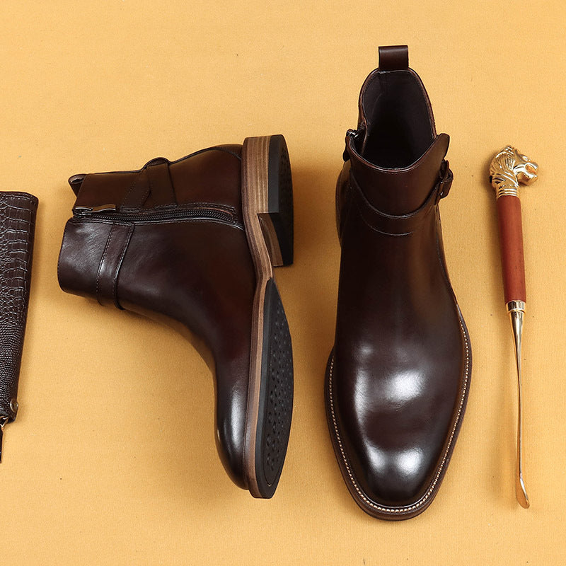 Chealsea boots with genuine leather